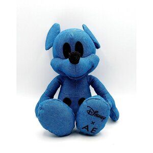 Disney Mickey Mouse X AE Blue Denim American Eagle Special Edition Plush Doll